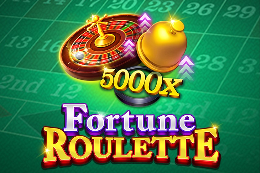 Gráfico que muestra el juego Fortune Roulette con un multiplicador “5000x”, mostrando una rueda de ruleta en la línea de celebridad de UZU